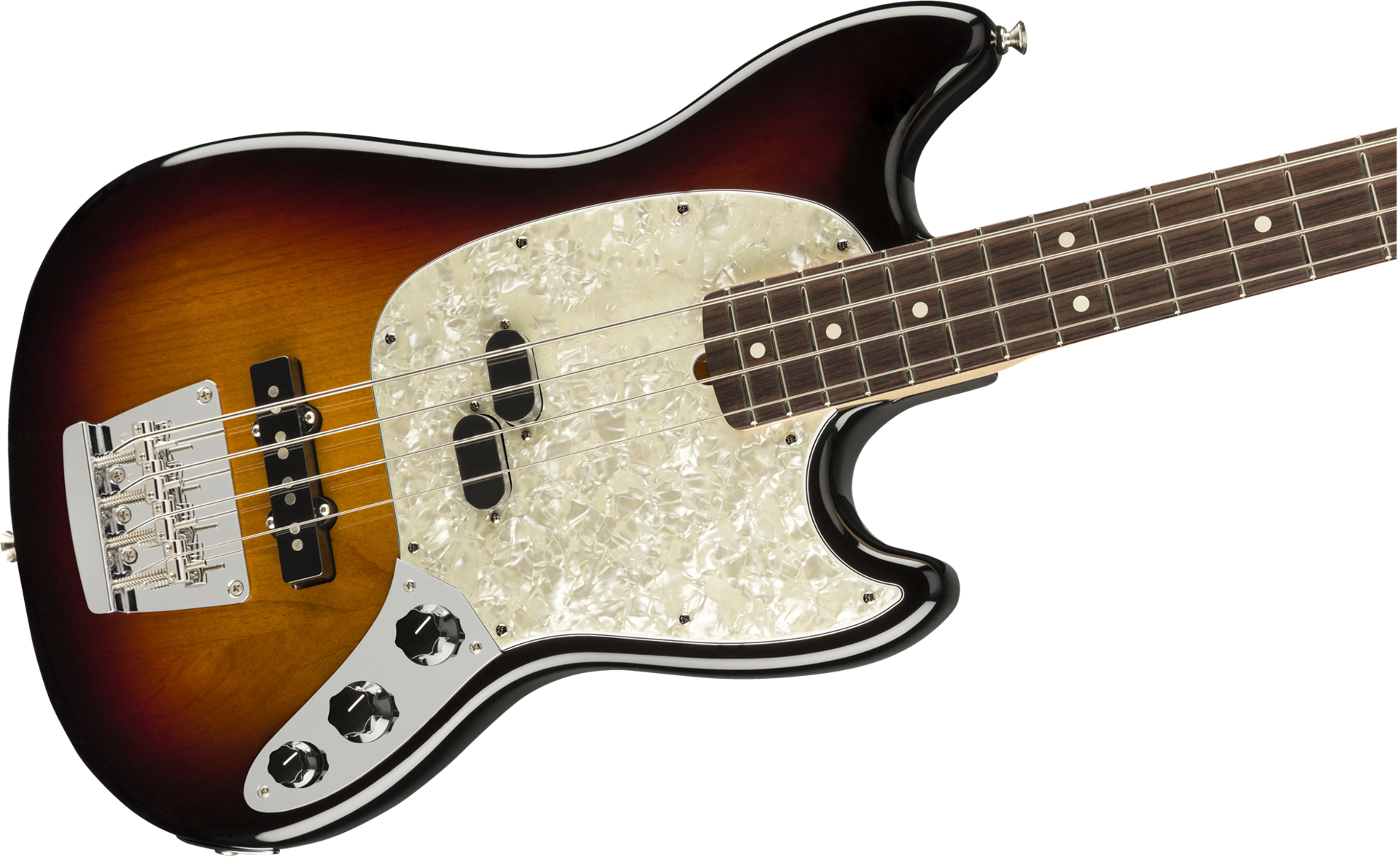 Fender American Performer Mustang Bass w/Rosewood Fretboard - 3 Colour Burst