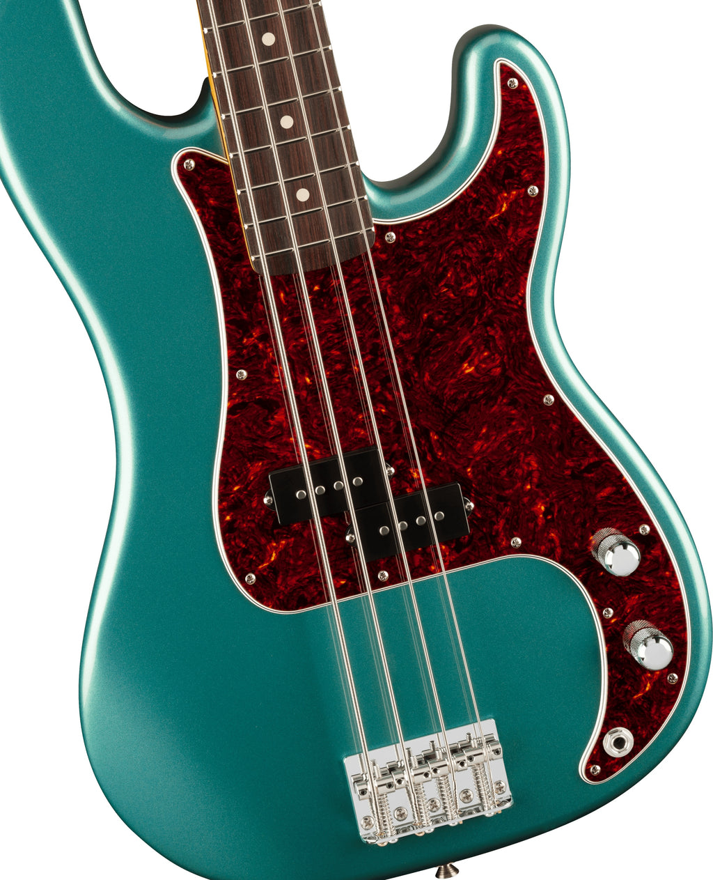 Fender American Pro Classic P Bass RW FB - Faded Sherwood Green Met.