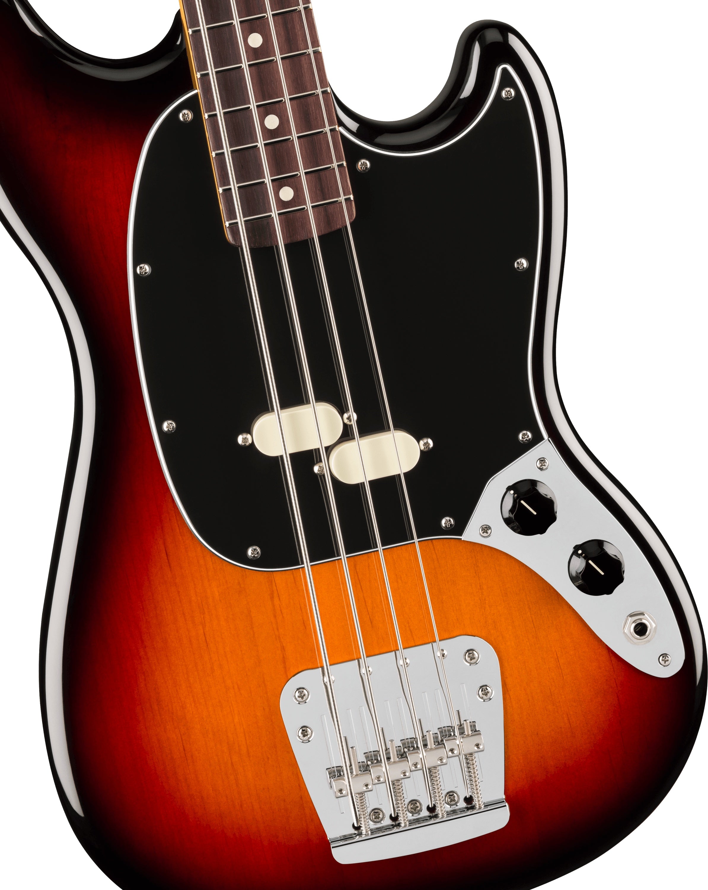Fender American Pro Classic Mustang Bass RW FB - 3-Color Sunburst