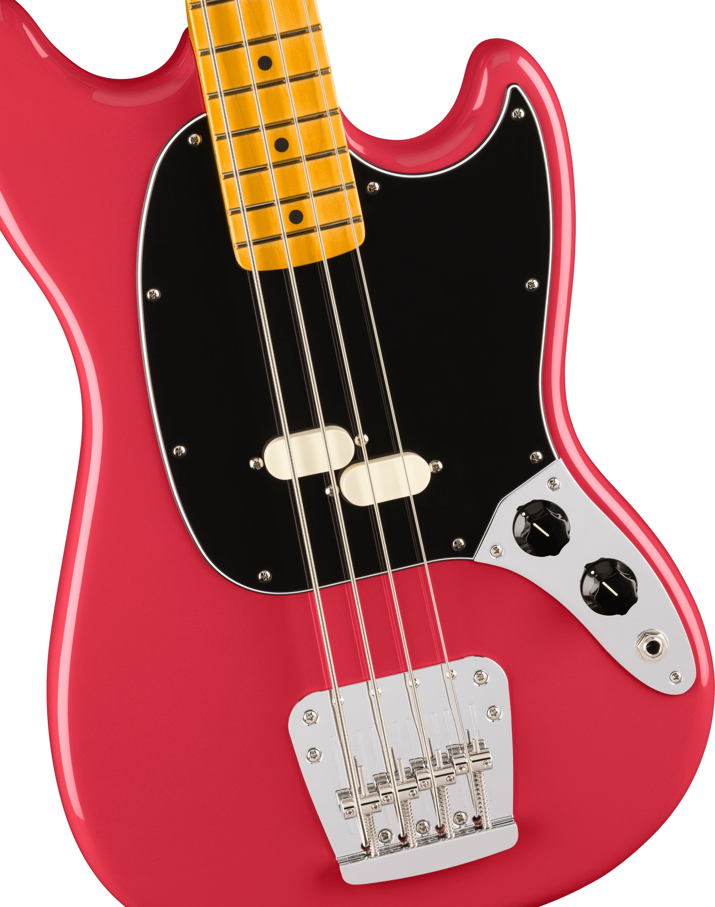 Fender American Pro Classic Mustang Bass M FB - Faded Dakota Red