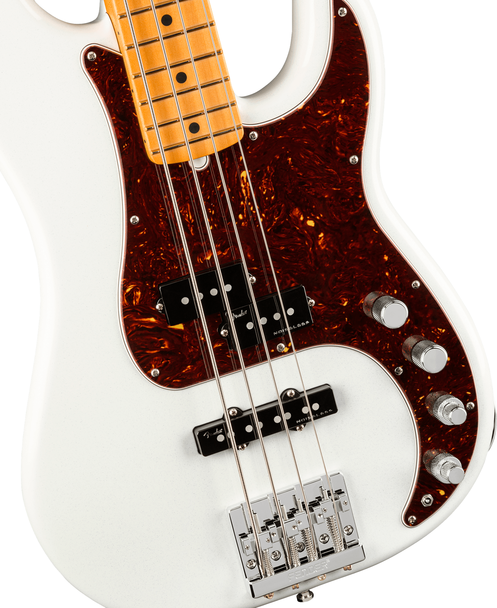 Fender American Ultra P Bass w/Maple Fretboard - Arctic Pearl