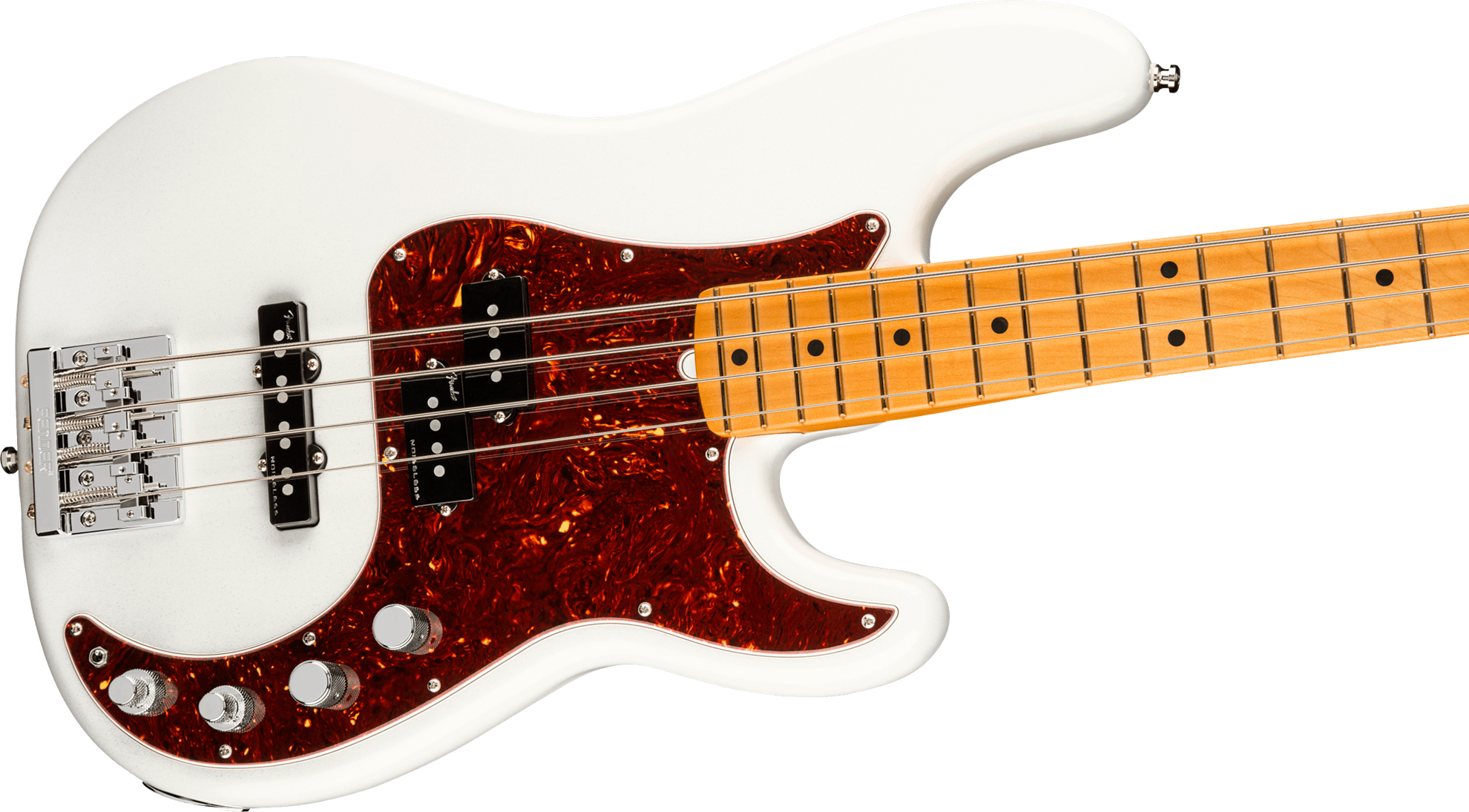 Fender American Ultra P Bass w/Maple Fretboard - Arctic Pearl
