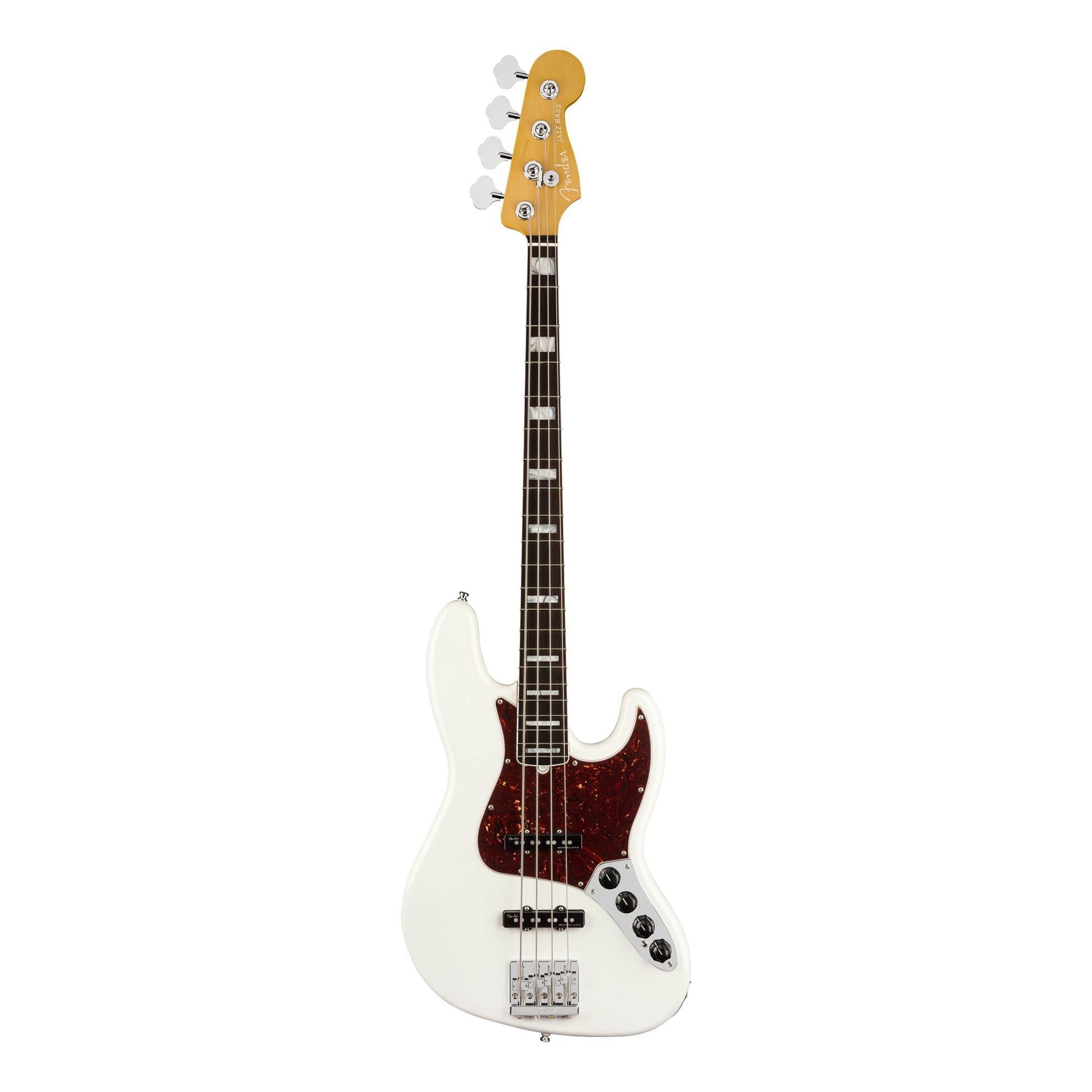Fender American Ultra Jazz Bass Guitar w/Rosewood Fretboard - Arctic Pearl