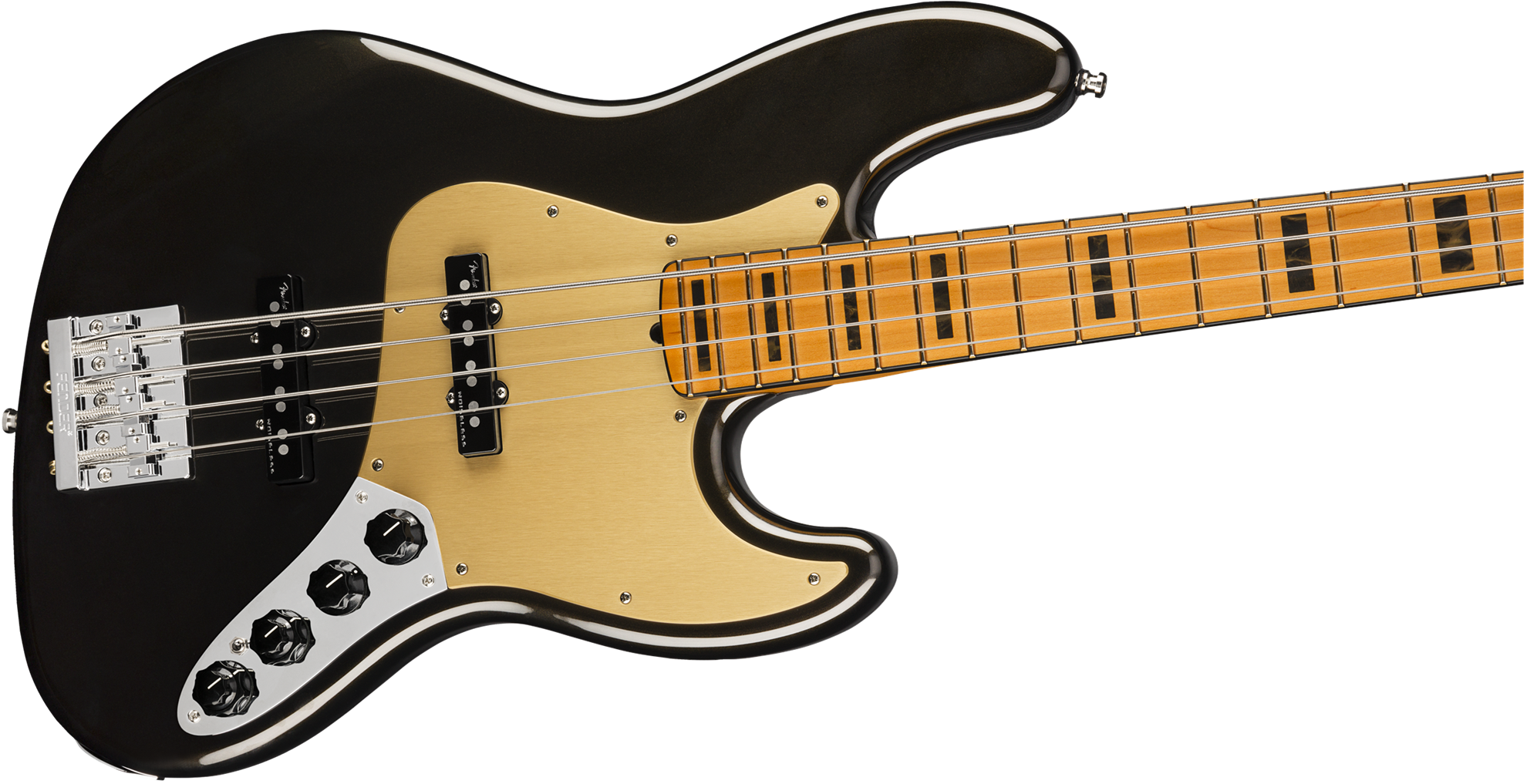 Fender American Ultra Jazz Bass w/Maple Fretboard - Texas Tea