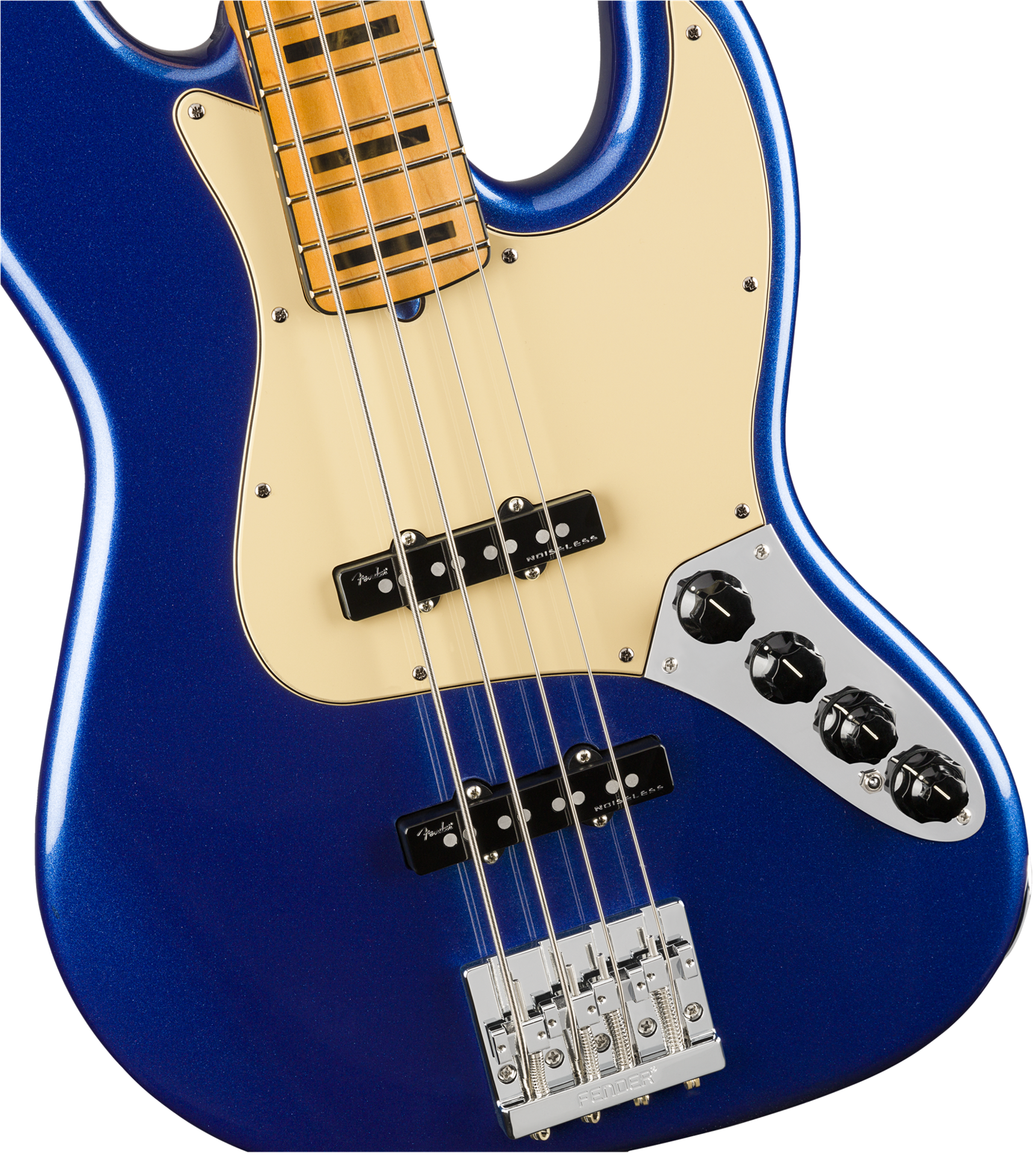 Fender American Ultra Jazz Bass w/Maple Fretboard - Cobra Blue