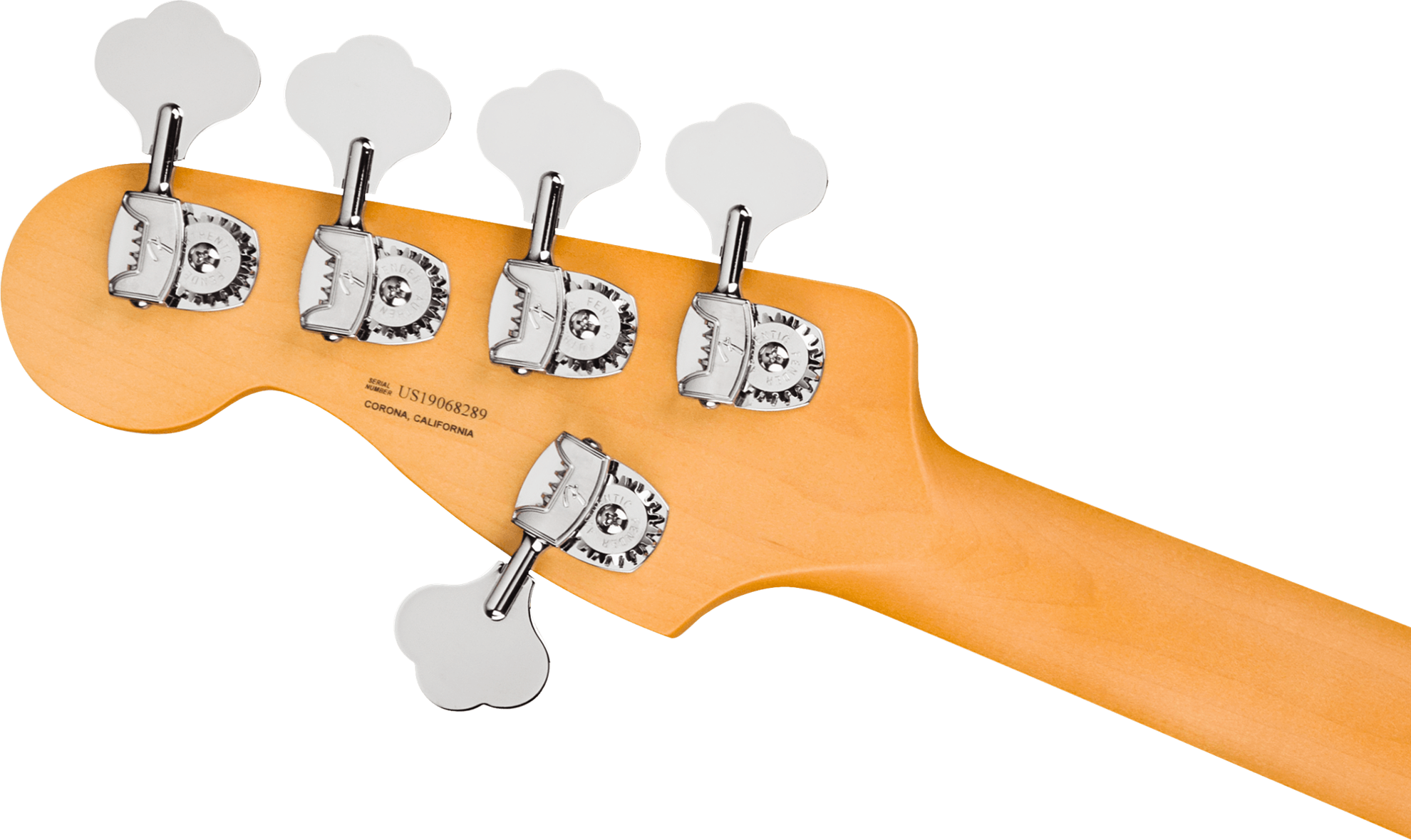 Fender American Ultra Jazz Bass Guitar V w/Maple Fretboard - Arctic Pearl