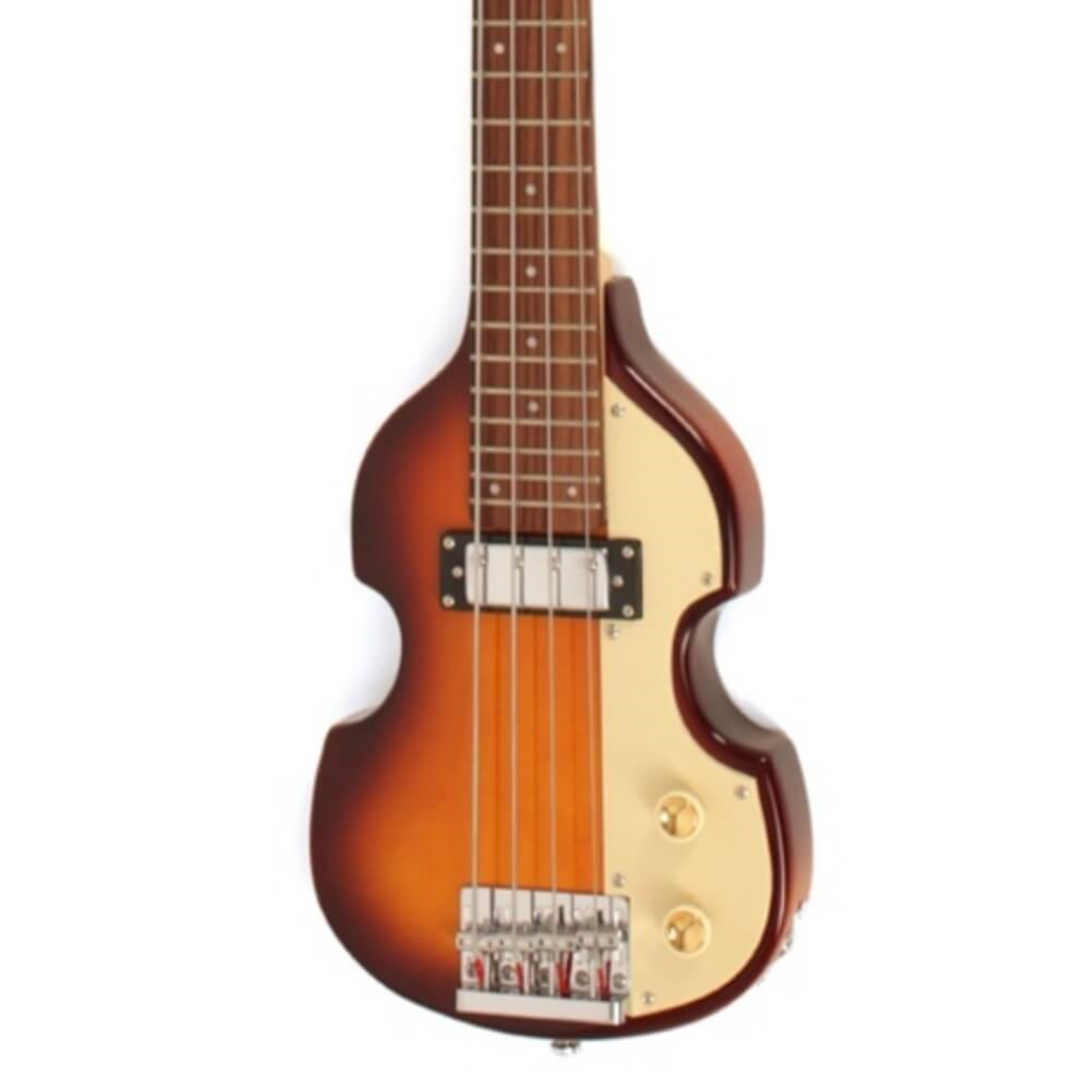 Hofner Shorty Violin Electric Bass Guitar - Sunburst