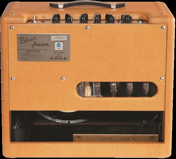 Fender Blues Junior 15W 1x12" Tube Guitar Combo Amplifier - Lacquered Tweed