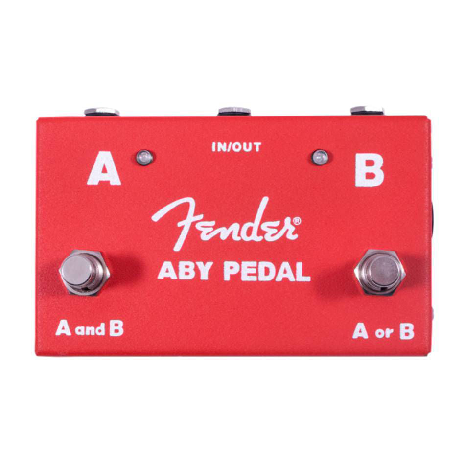 Fender 2 Switch ABY Pedal Red