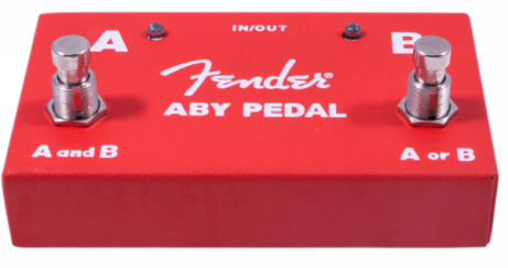 Fender 2 Switch ABY Pedal Red