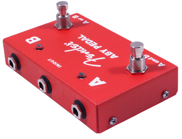 Fender 2 Switch ABY Pedal Red