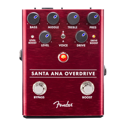 Fender Santa Ana Overdrive Guitar Effect Pedal