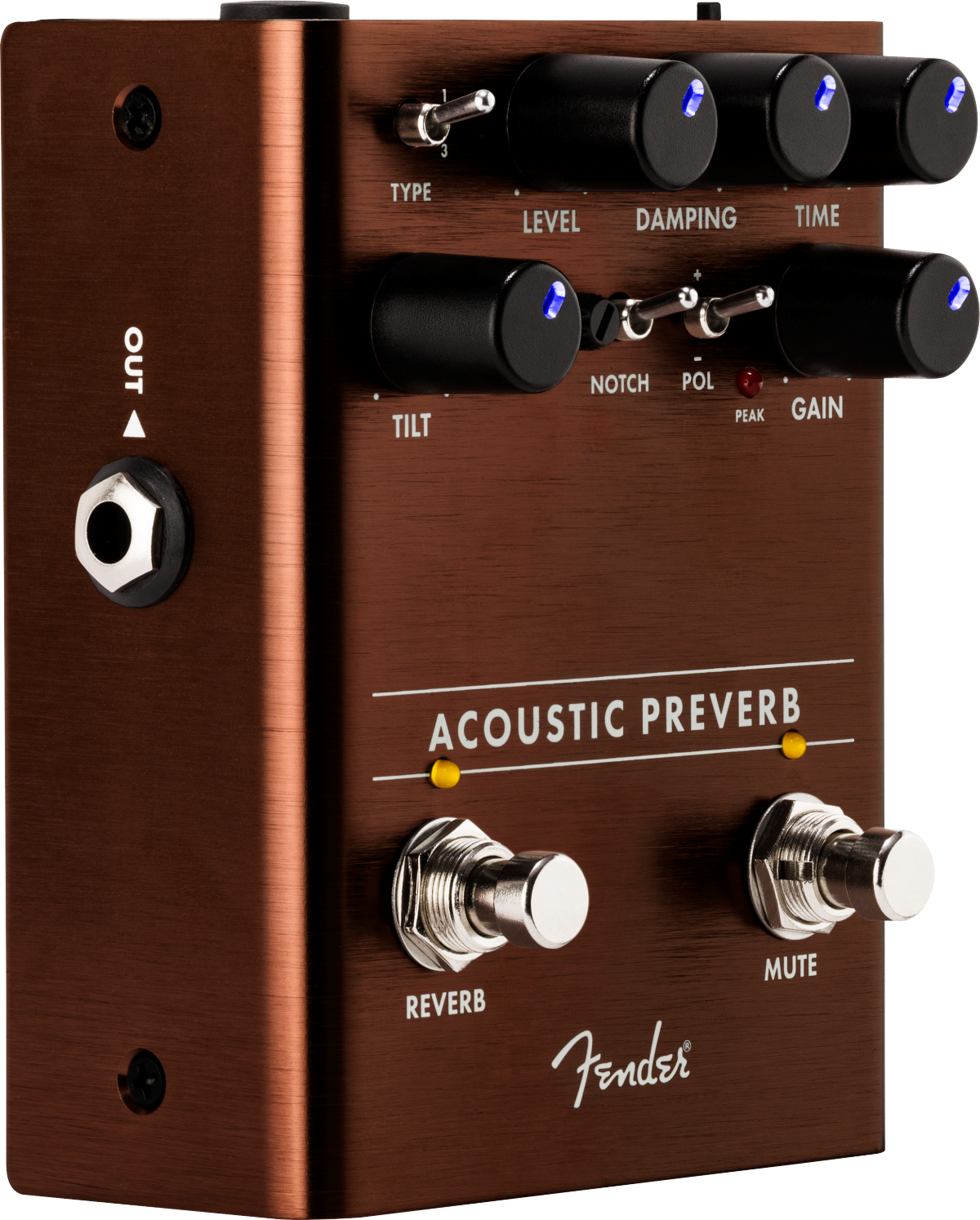 Fender Acoustic Preamp/Reverb Guitar Effect Pedal