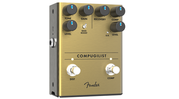 Fender Compugilist Compressor/Distortion Guitar Effect Pedal