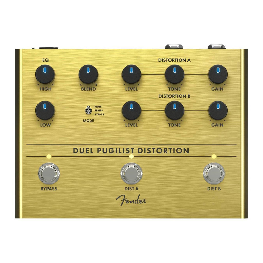 Fender Duel Pugilist Distortion Guitar Effect Pedal