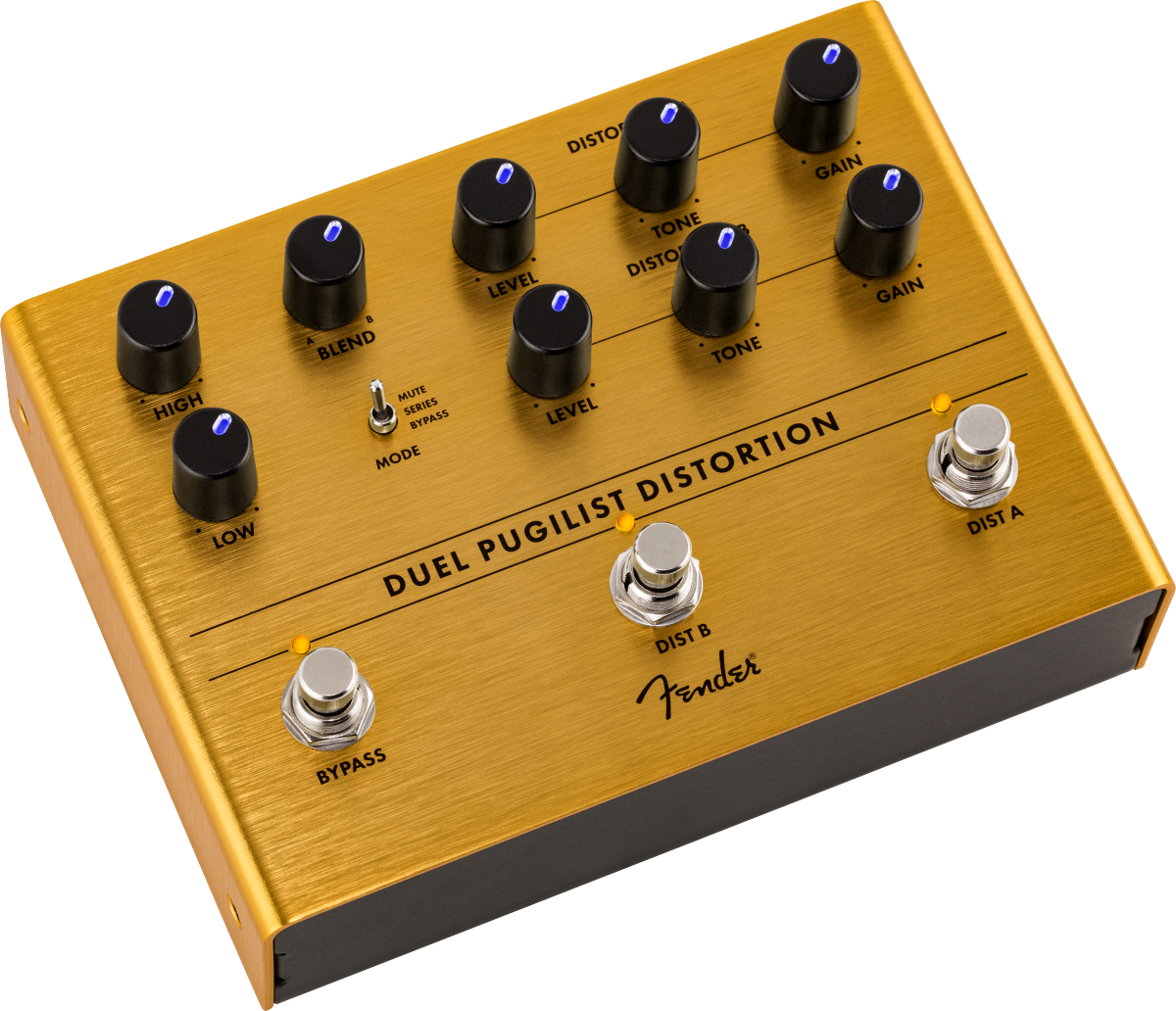 Fender Duel Pugilist Distortion Guitar Effect Pedal