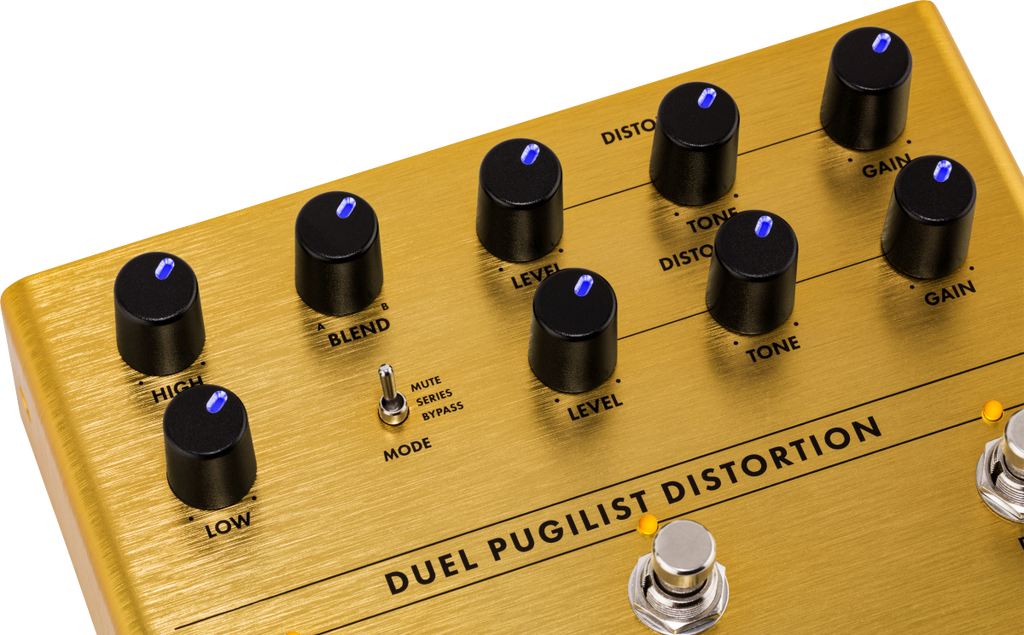 Fender Duel Pugilist Distortion Guitar Effect Pedal