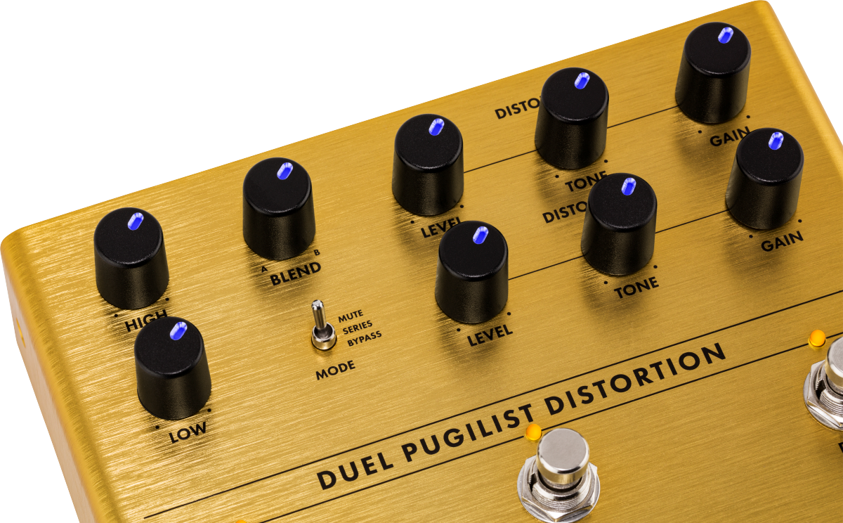 Fender Duel Pugilist Distortion Guitar Effect Pedal