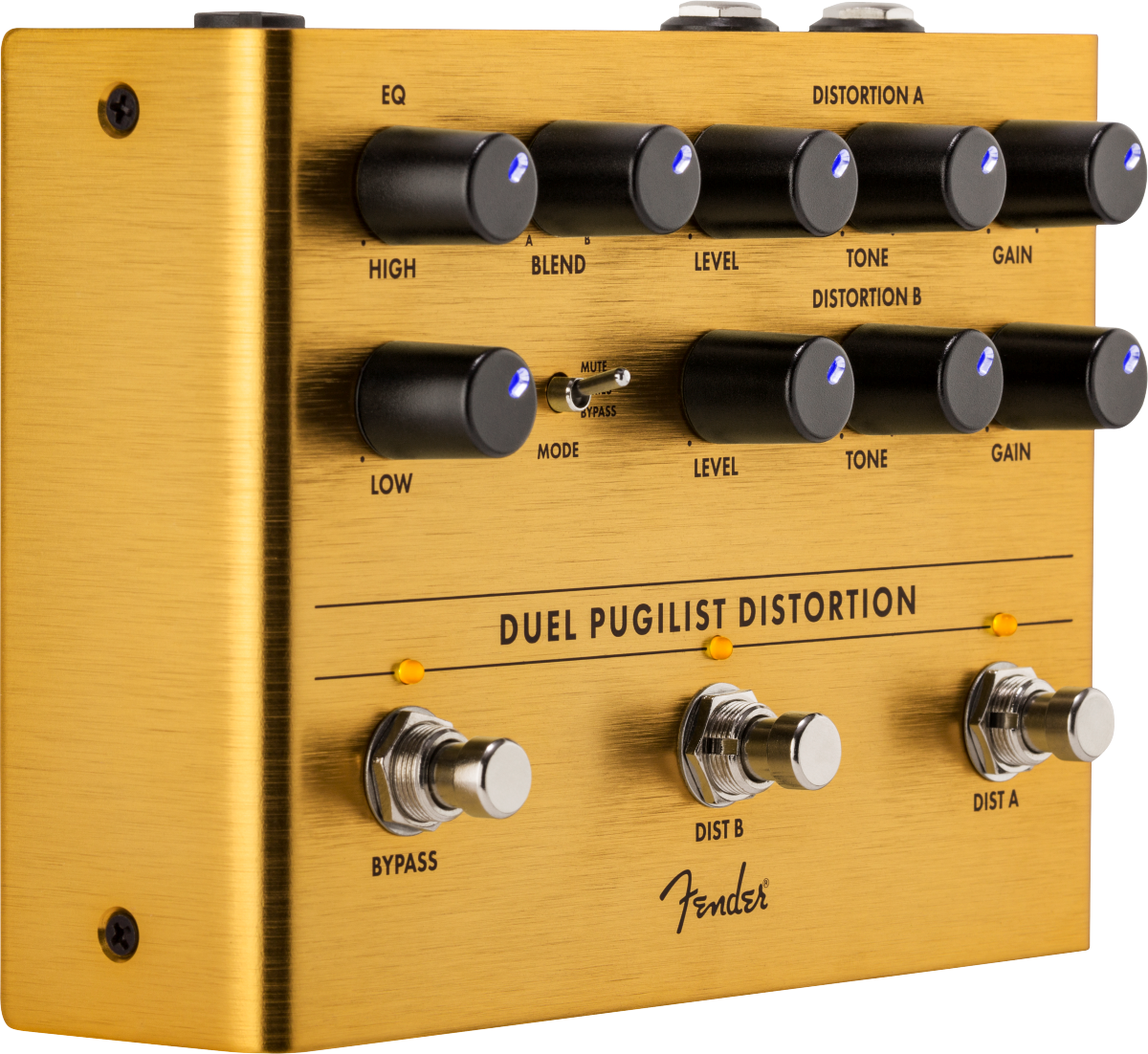 Fender Duel Pugilist Distortion Guitar Effect Pedal