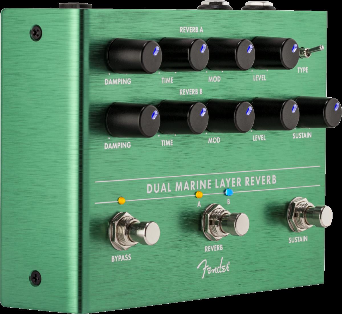 Fender Dual Marine Layer Reverb Guitar Effect Pedal