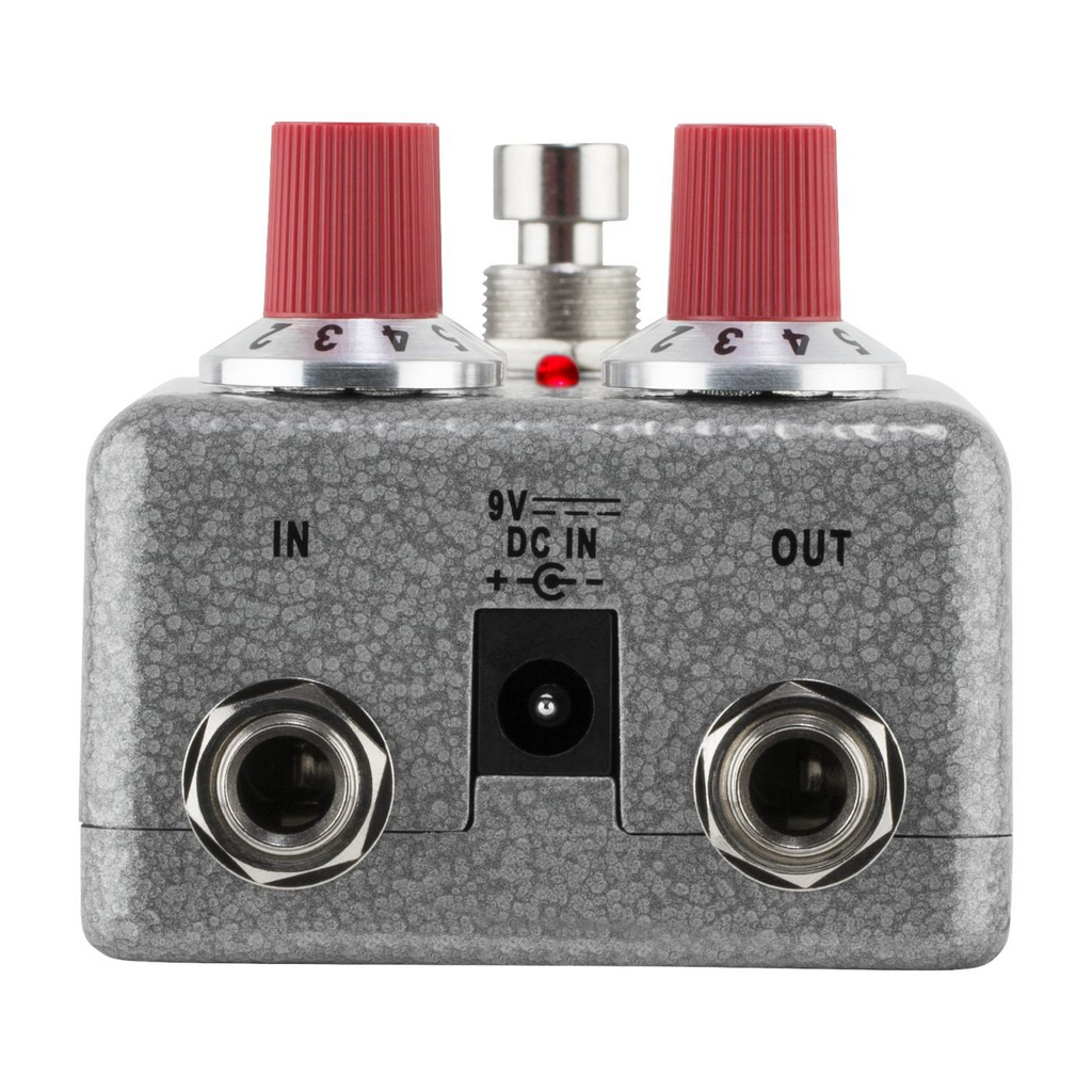 Fender Hammertone Overdrive guitar effect pedal with metal housing, footswitch, and control knobs for tone shaping.
