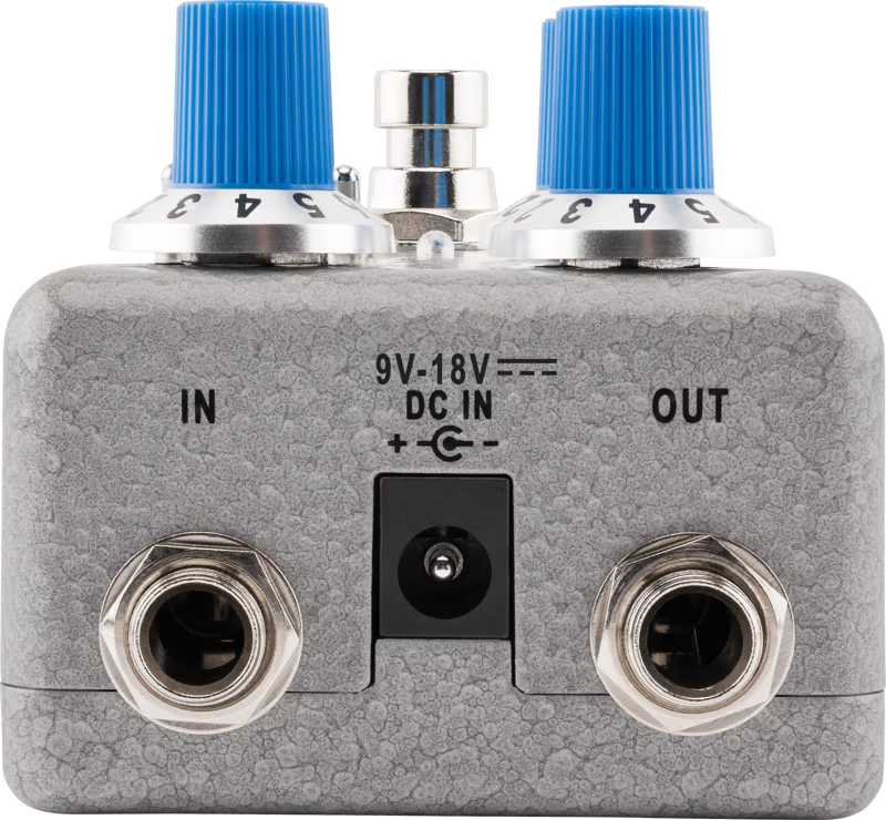 Fender Hammertone Breakup Drive effects pedal with metal casing and control knobs for guitar distortion and overdrive sounds.