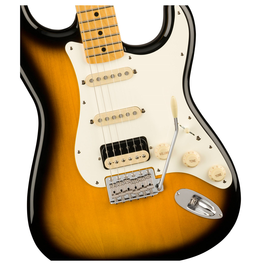 Fender JV Modified 50s Stratocaster HSS Electric Guitar w/Maple Fretboard - 2 Colour Burst