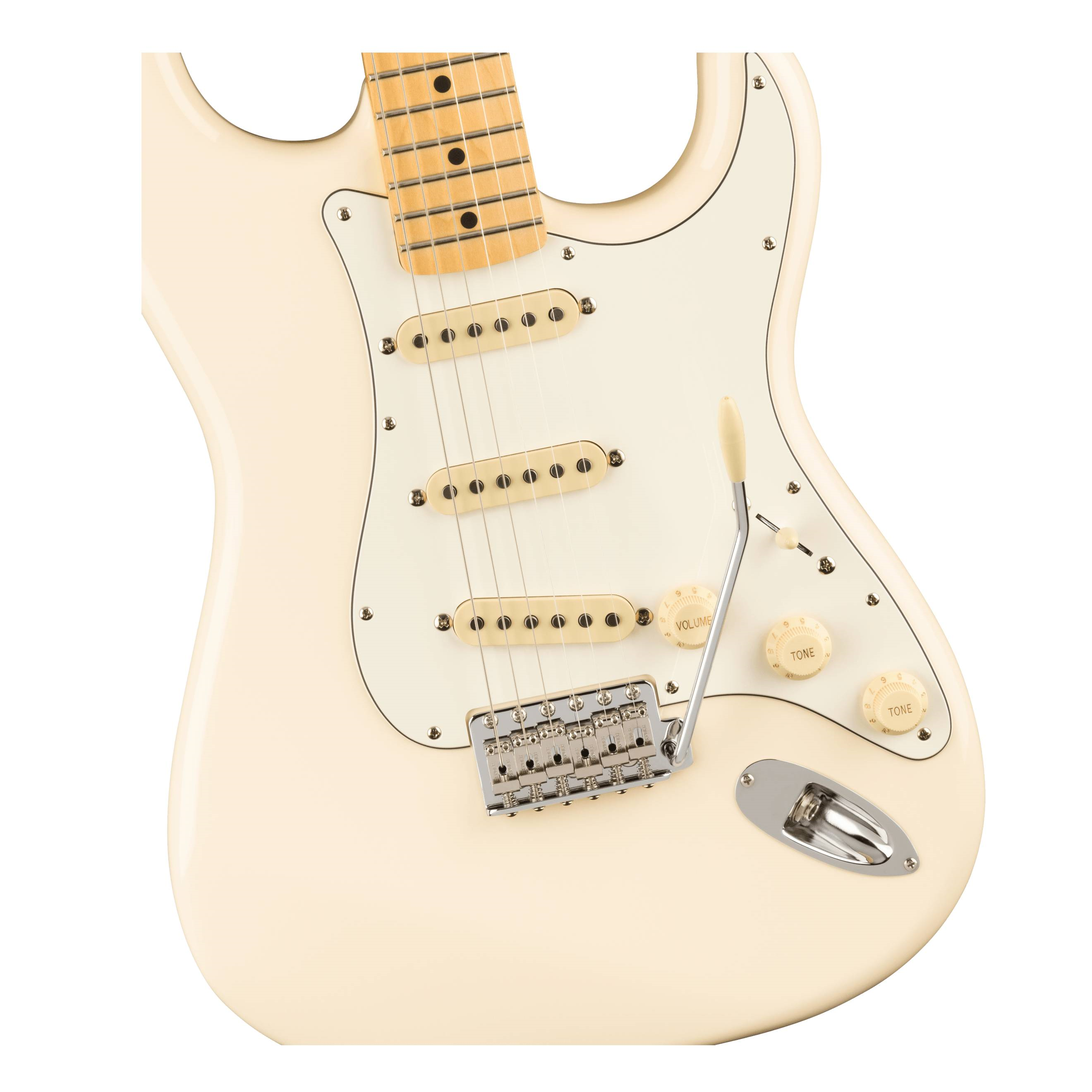 Fender JV Modified 60s Stratocaster Electric Guitar w/Maple Fretboard - Olympic White