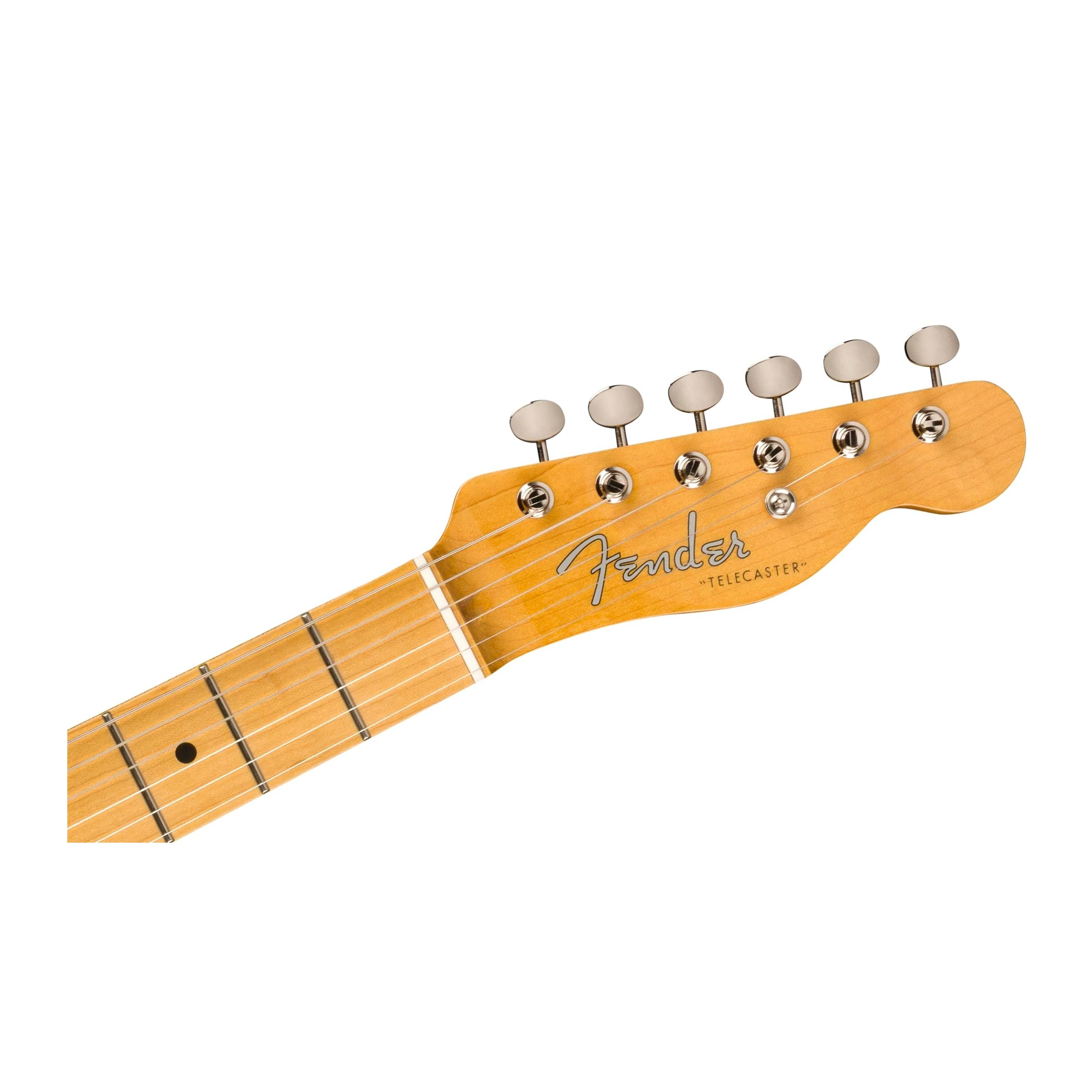 Fender JV Modified 50s Telecaster Electric Guitar w/Maple Fretboard - White Blonde