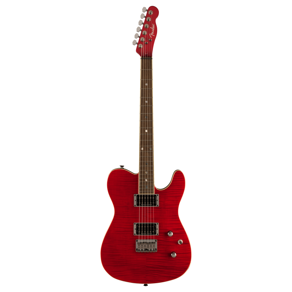 Fender Special Edition Custom Telecaster FMT HH Guitar w/Laurel Fretboard - Crimson Red Trans