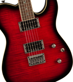 Fender Special Edition Custom Telecaster FMT HH Guitar with Laurel Fretboard - Black Cherry Burst