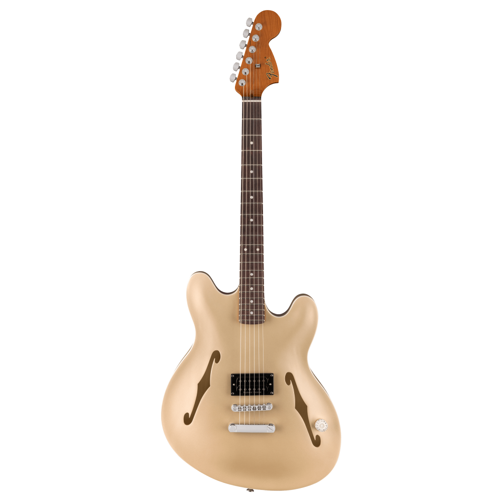 Fender Tom Delonge Starcaster Rosewood Fingerboard Satin Shoreline Gold