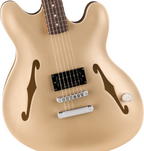 Fender Tom Delonge Starcaster Rosewood Fingerboard Satin Shoreline Gold