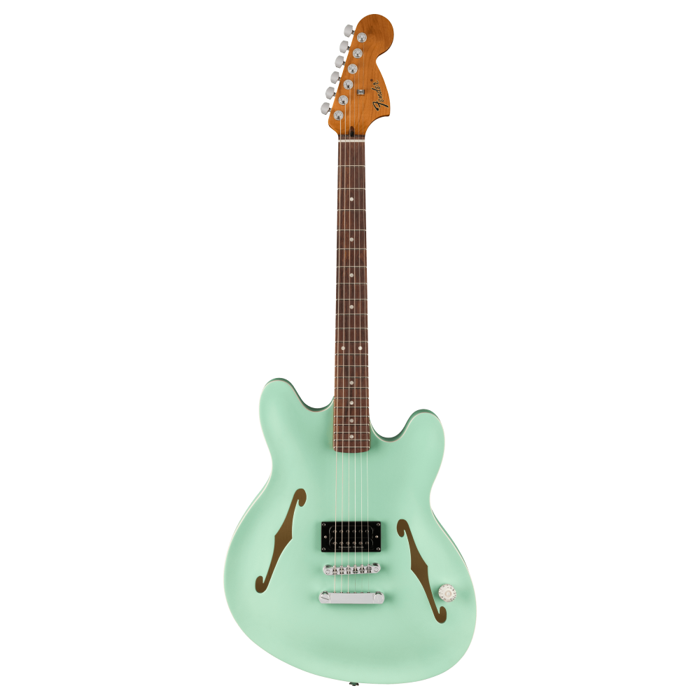 Fender Tom Delonge Starcaster Rosewood Fingerboard in Satin Surf Green