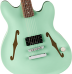 Fender Tom Delonge Starcaster Rosewood Fingerboard in Satin Surf Green