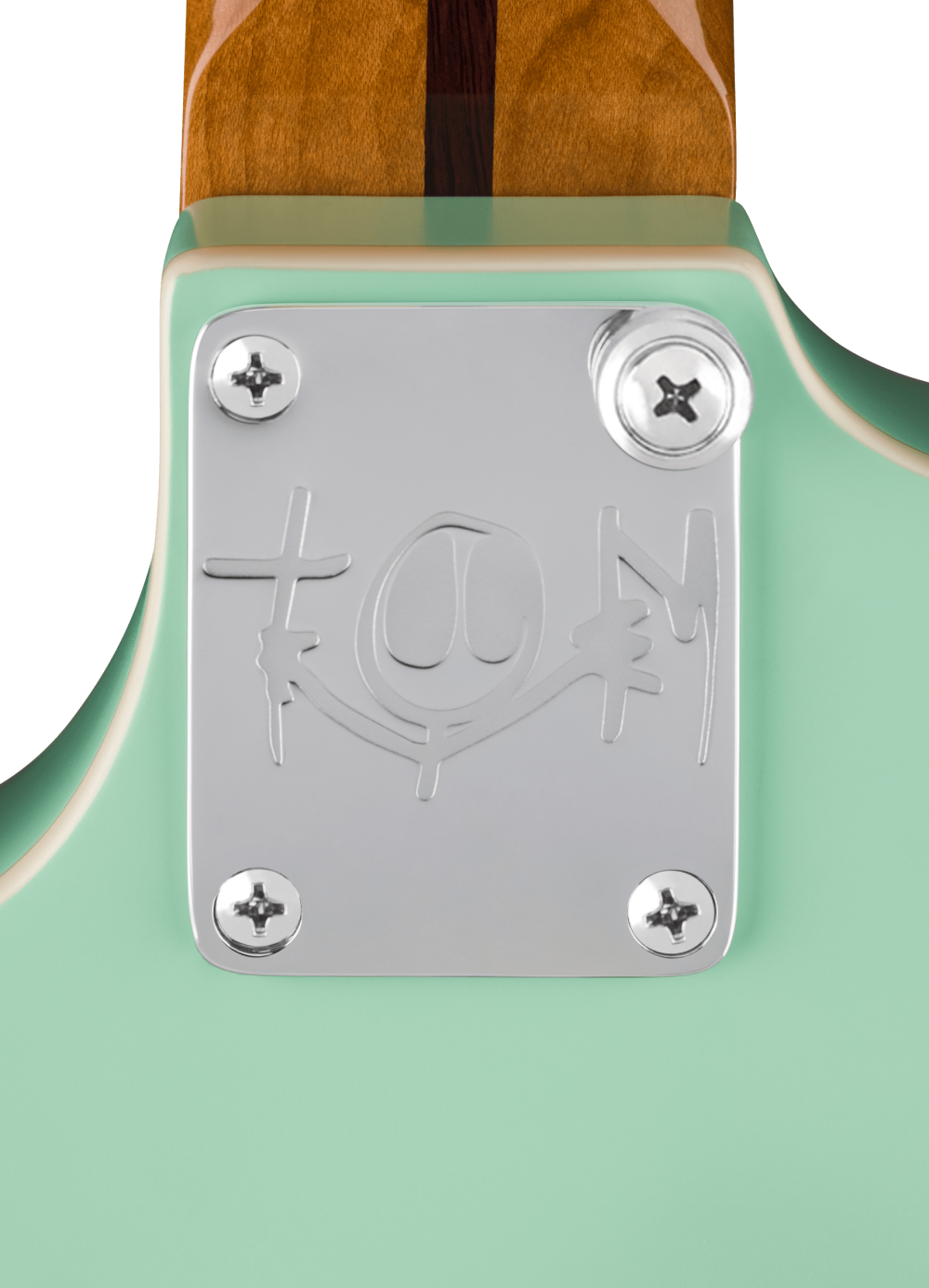 Fender Tom Delonge Starcaster Rosewood Fingerboard in Satin Surf Green