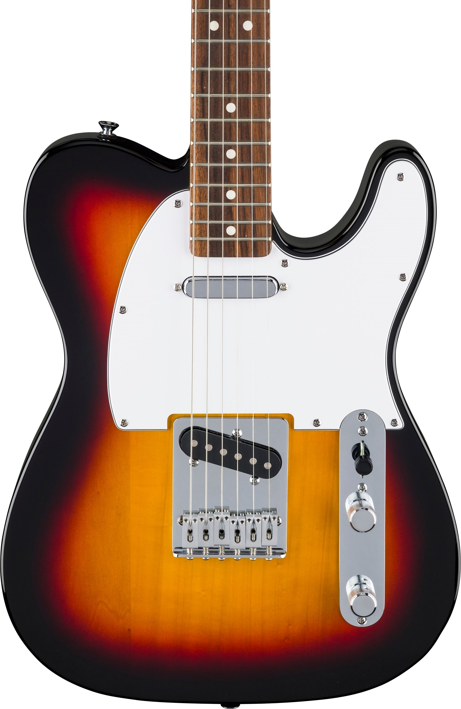 Fender Standard Telecaster Laurel FB White Pickguard 3-Color Sunburst