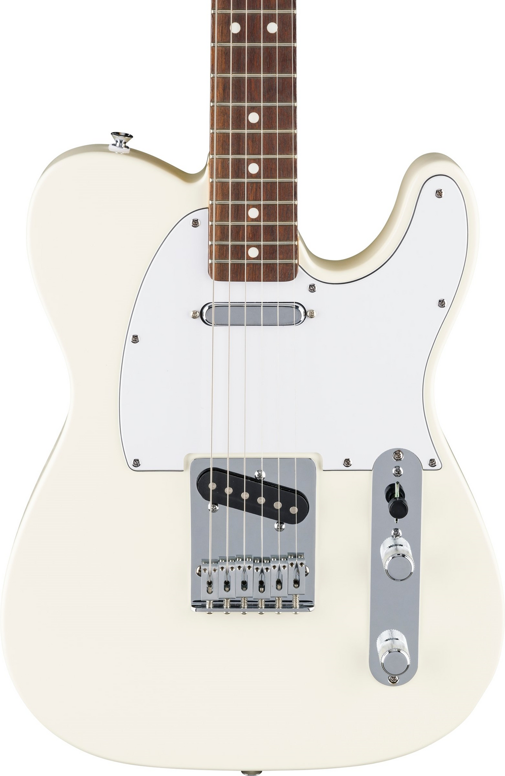 Fender Standard Telecaster Laurel FB White Pickguard Olympic White