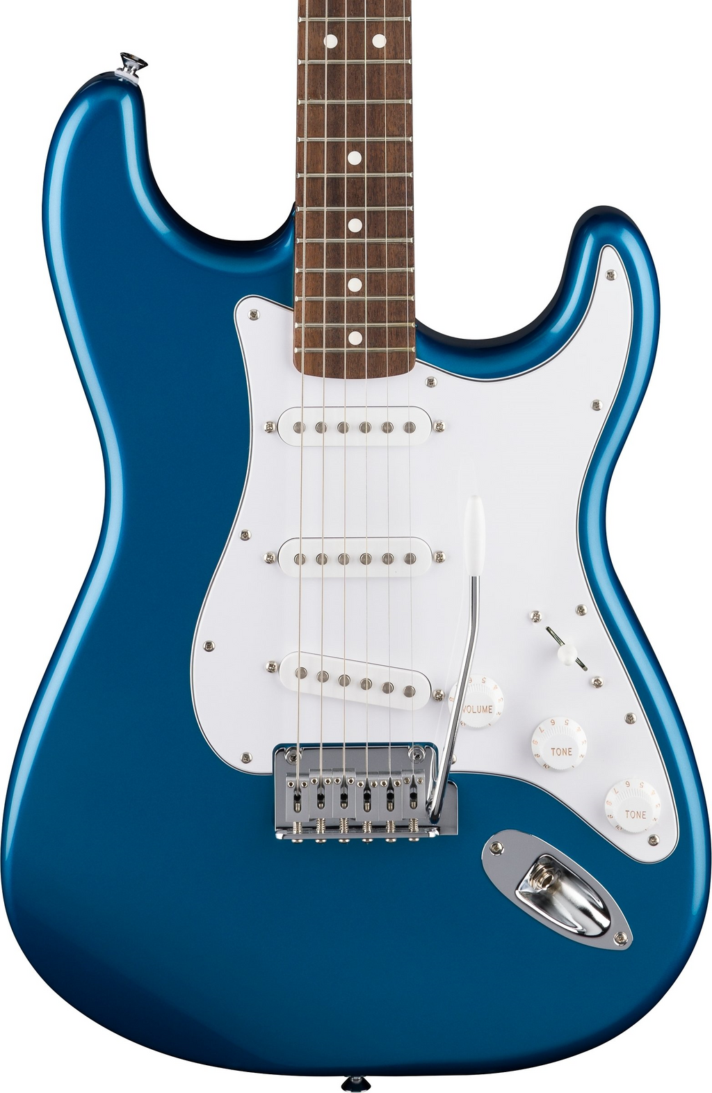 Fender Standard Stratocaster Laurel FB White Pickguard Aqua Marine Metallic
