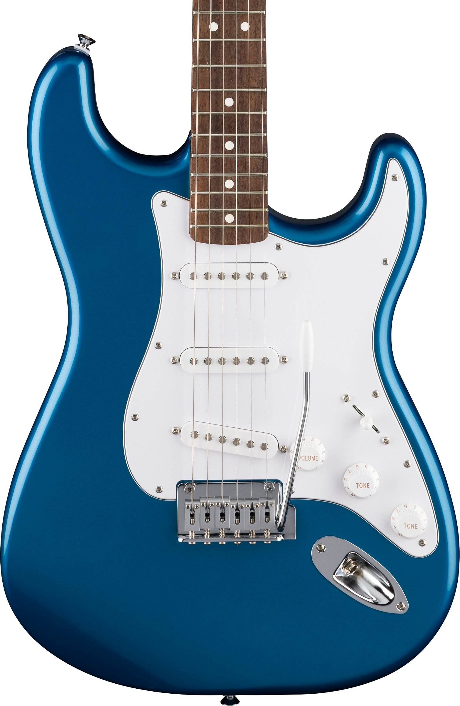 Fender Standard Stratocaster Laurel FB White Pickguard Aqua Marine Metallic