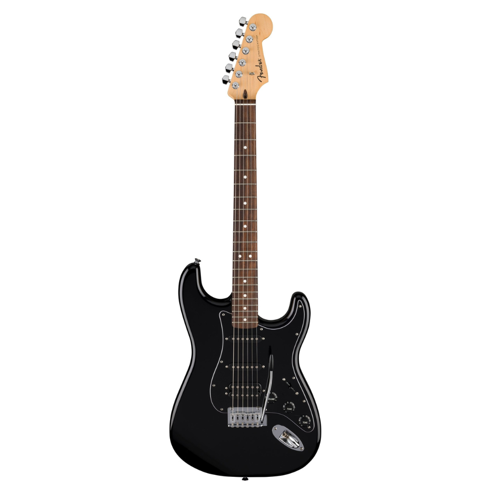 Fender Standard Stratocaster HSS Laurel FB Black Pickguard Black