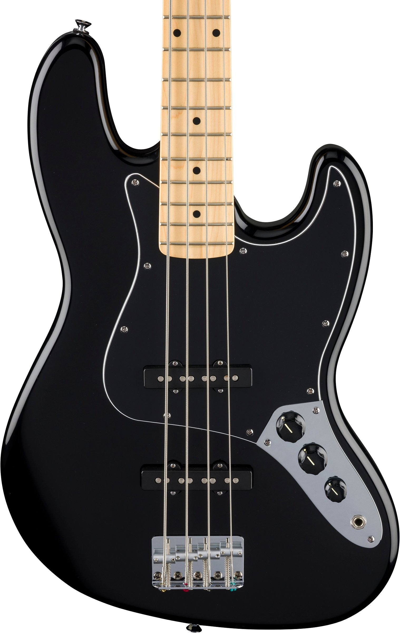 Fender Standard Jazz Bass Maple FB Black Pickguard Black