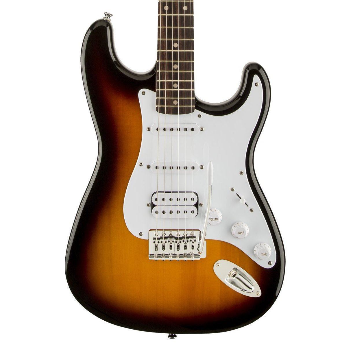 Squier Bullet Stratocaster HSS Electric Guitar - Laurel Fretboard - Brown Sunburst