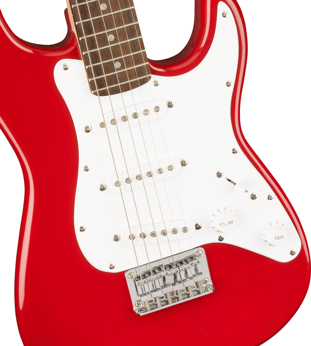 Squier Mini Stratocaster Electric Guitar w/Laurel Fretboard - Dakota Red