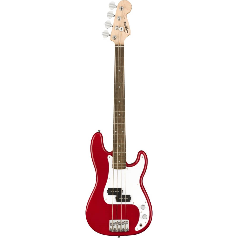 Squier Mini Precision Short-Scale Bass Guitar - Dakota Red