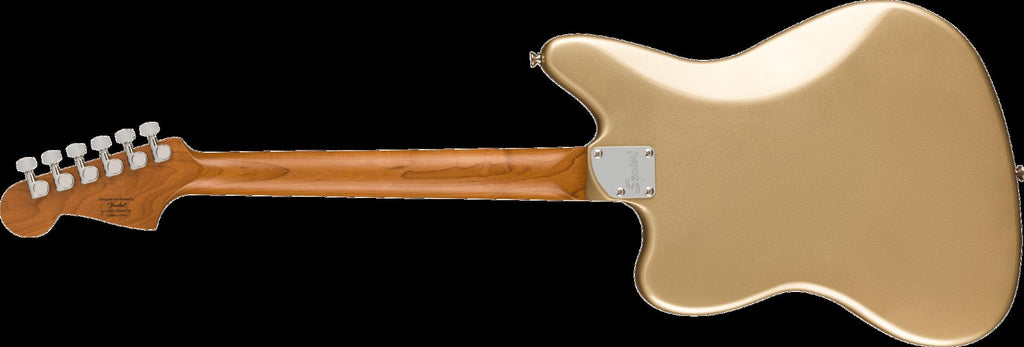 Squier Contemporary Jaguar HH ST Electric Guitar with Laurel Fingerboard in Shoreline Gold