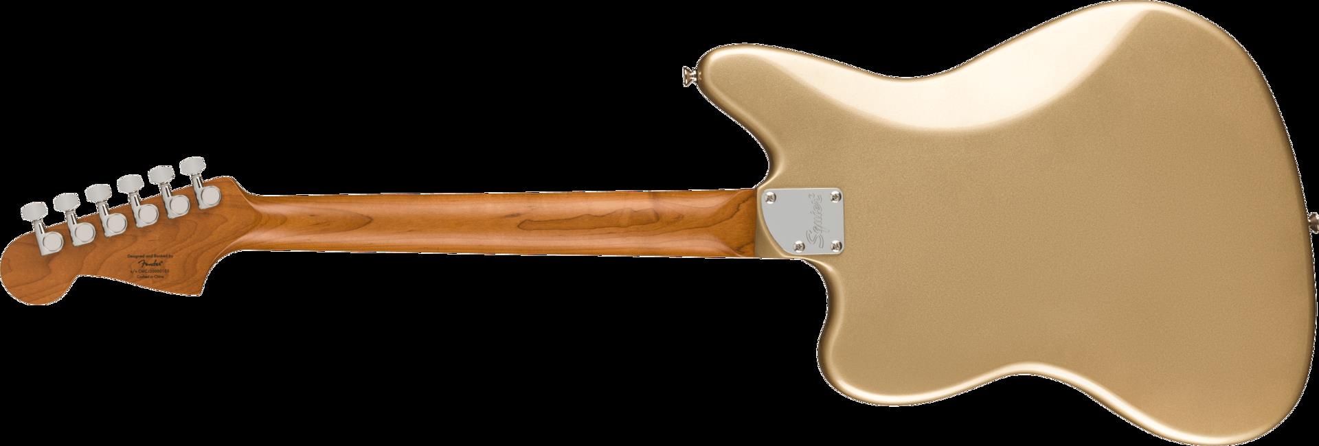 Squier Contemporary Jaguar HH ST Electric Guitar with Laurel Fingerboard in Shoreline Gold