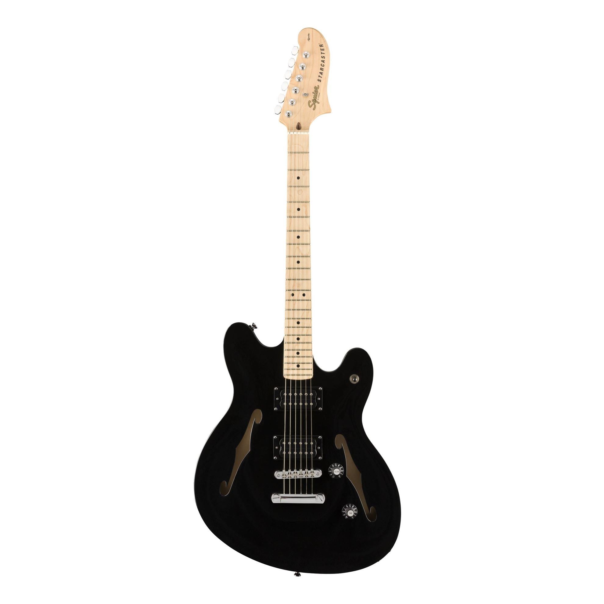 Squier Affinity Starcaster Electric Guitar - Maple Neck - Black