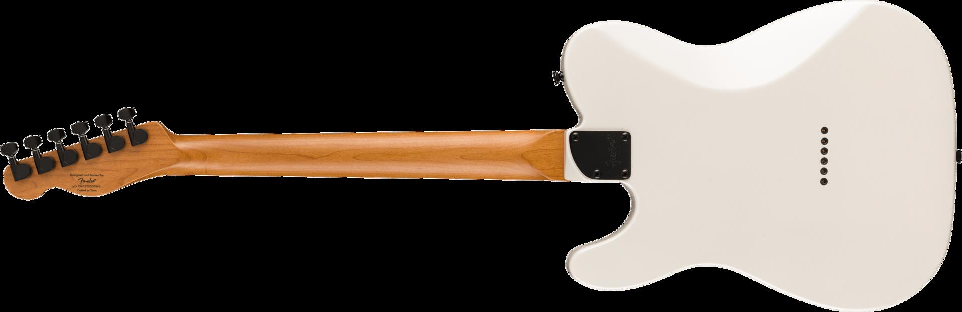 Squier Contemporary Telecaster RH Electric Guitar with Roasted Maple Fingerboard in Pearl White
