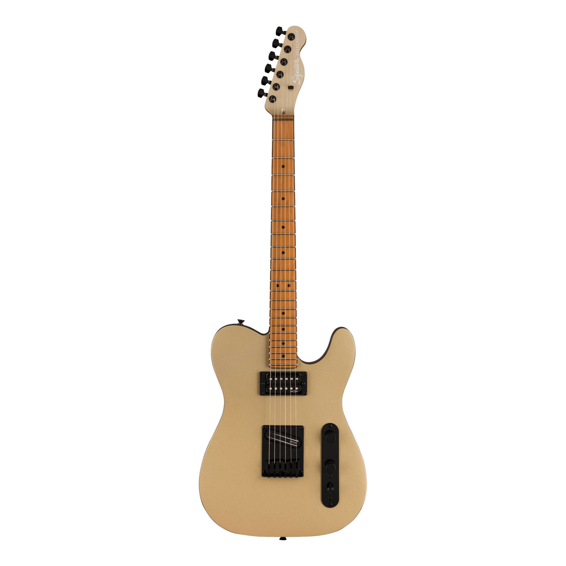 Squier Contemporary Telecaster RH Electric Guitar with Roasted Maple Fingerboard in Shoreline Gold